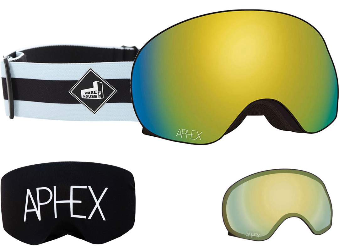 

Aphex Солнцезащитные очки Xpr the one edition magnet stand up strap/revo gold + bonus lens yellow