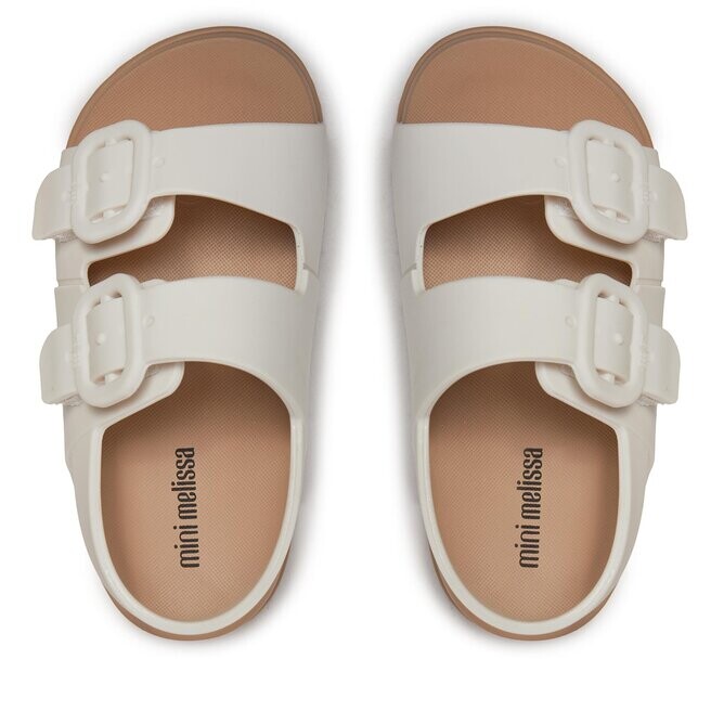 Сандалии Melissa Mini Melissa Cozy Sandal Bb 35686 Brown/Whit AV385, коричневый — фото 4