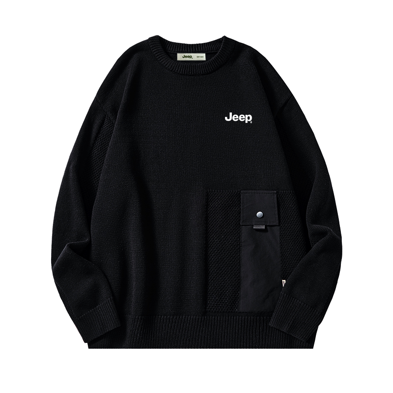 

Свитер Leisure Collection Unisex Jeep, черный