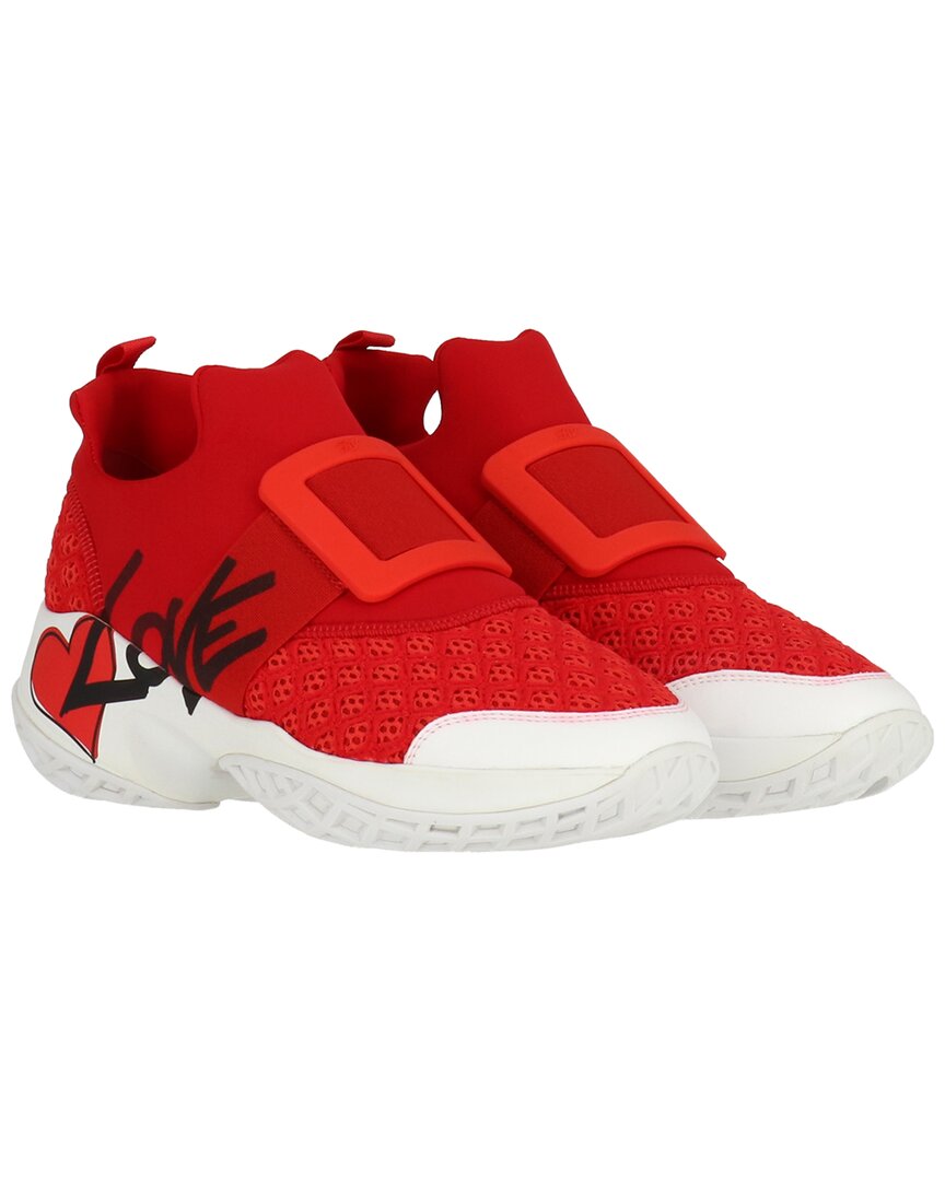 Roger Vivier Viv Run Кроссовки, красный