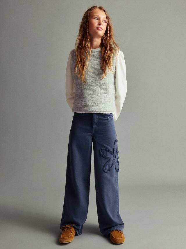 

Детский безрукавный вязаный жилет Flores Mango, Green