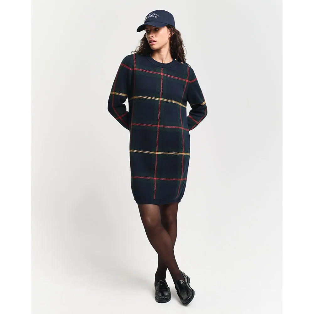 

Платье Gant 4502087 long sleeve short, синий