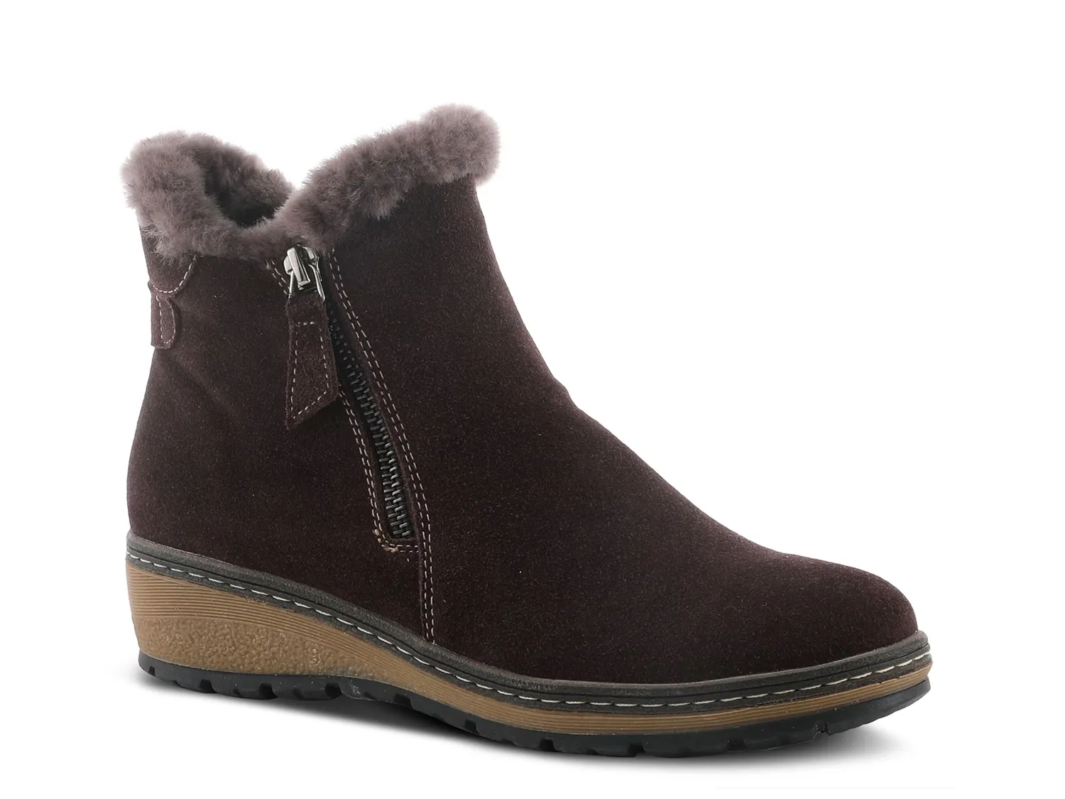 Ботильоны Republic Wedge Bootie Spring Step, темно-коричневый