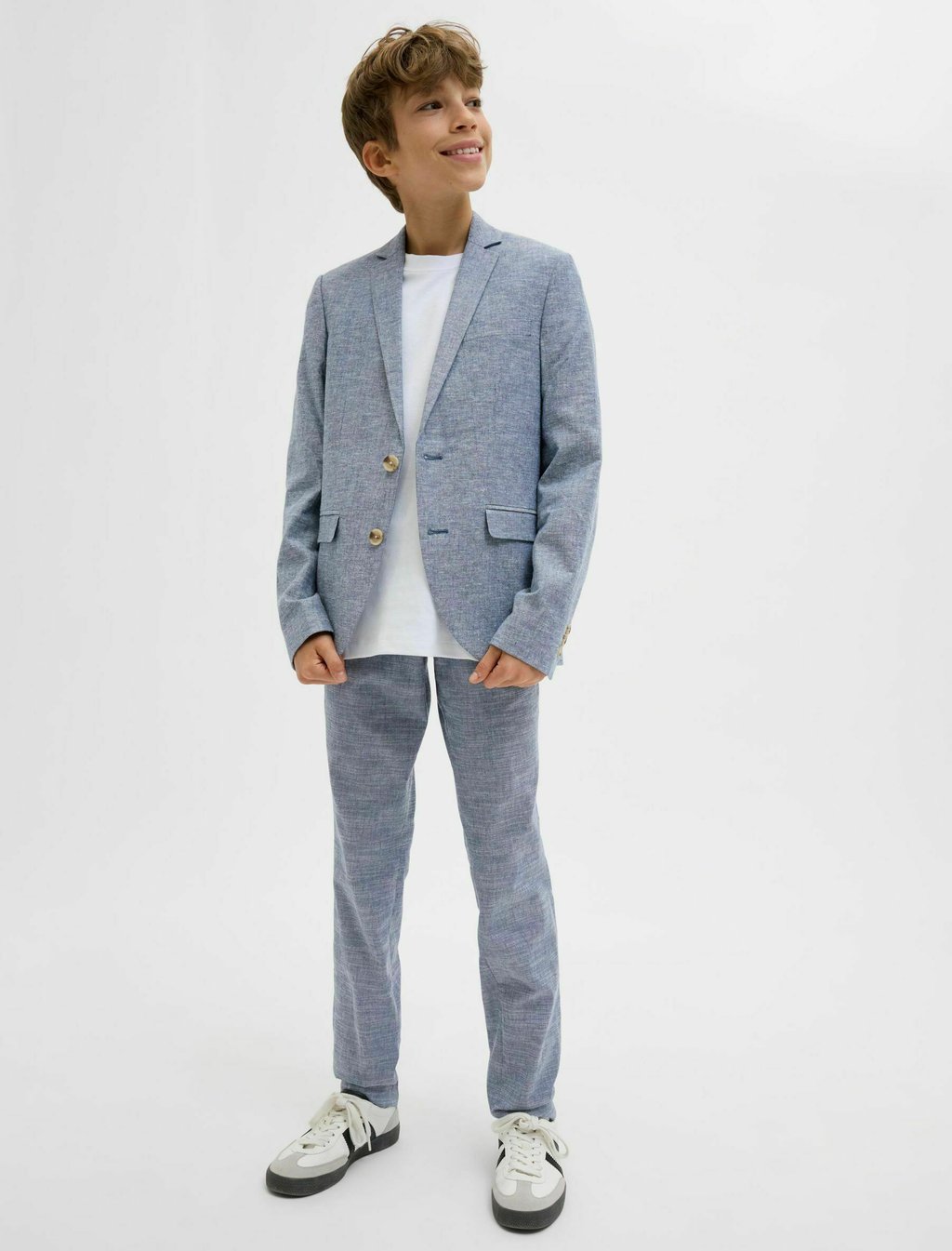 

Элегантные брюки Jack & Jones Junior, темно-синий