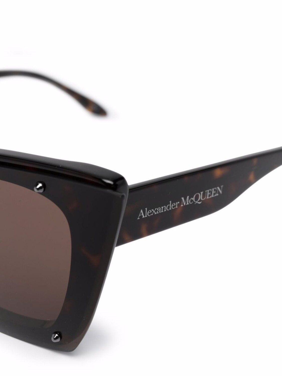 

Alexander McQueen Eyewear солнцезащитные очки в оправе черепаховой расцветки, коричневый
