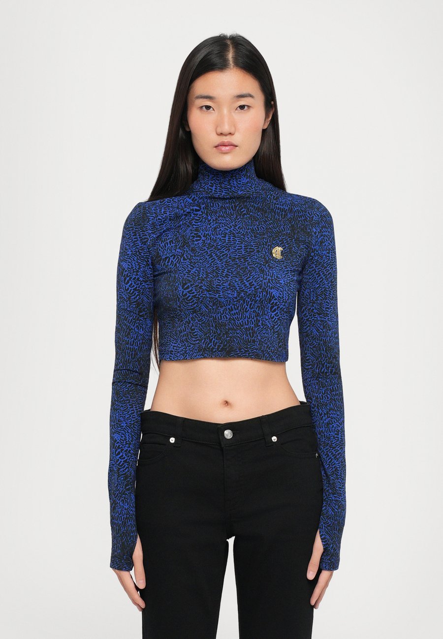 

Топ Just Cavalli PRINTED ALL OVER, Azzurro Nereid/Blue