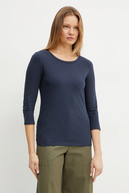 

Лонгслив Weekend Max Mara, темно-синий
