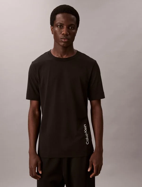 Спортивная футболка, базовая футболка Calvin Klein, Black