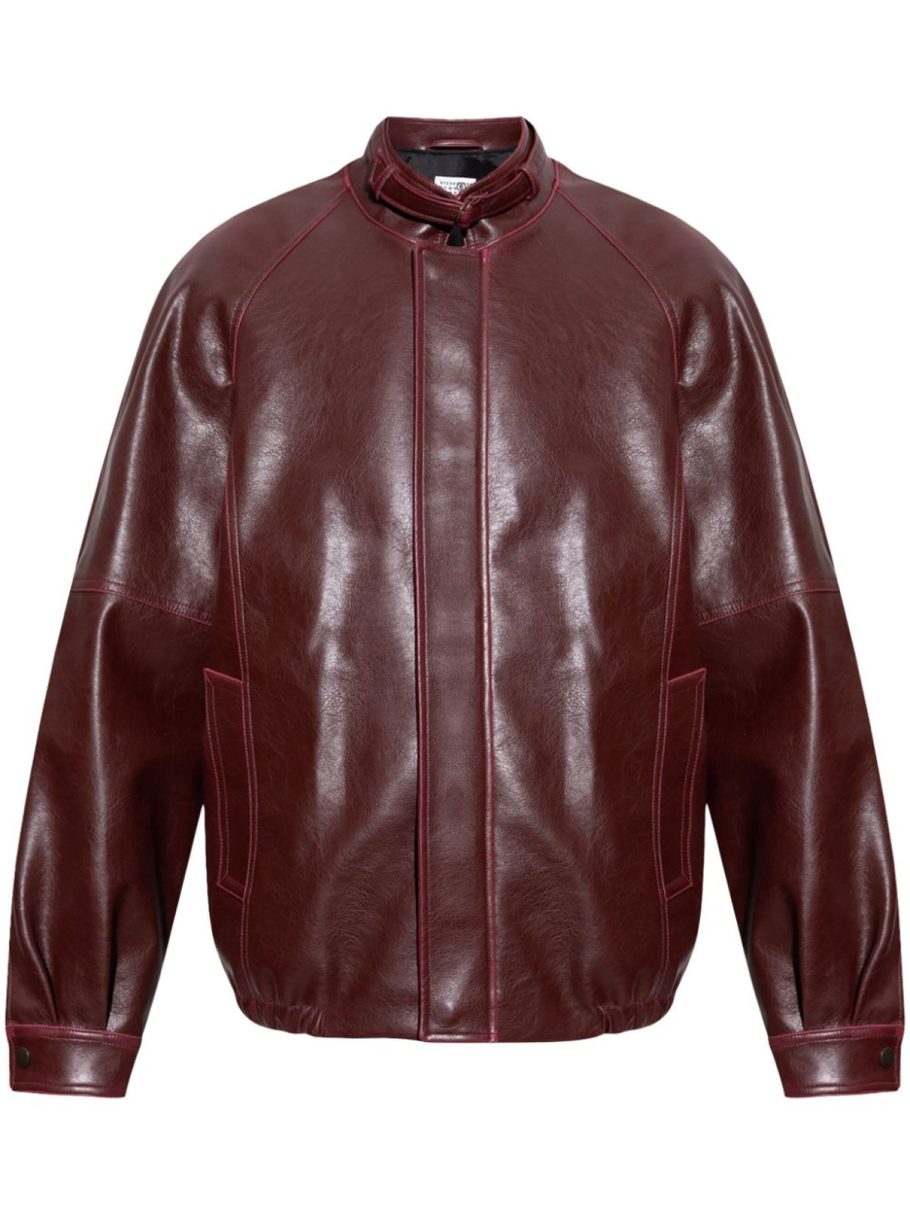 

MM6 Maison Margiela куртка из искусственной кожи, красный