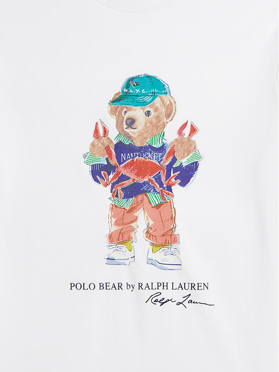Футболка обычного кроя 323973136002 Polo Ralph Lauren, белый — фото 3