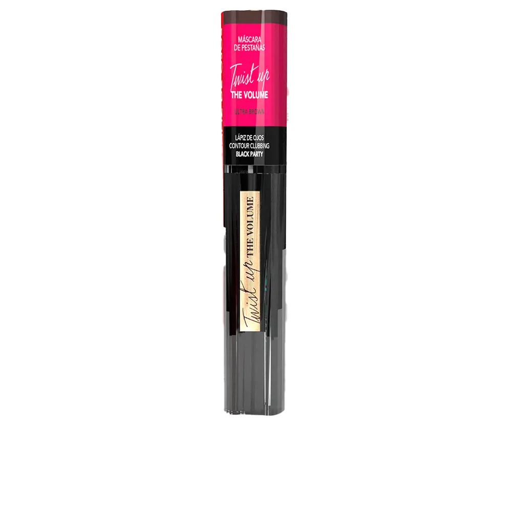 

Тушь для ресниц Twist up + contour clubbing lote Bourjois, цвет Ultra Brown, 2 шт.