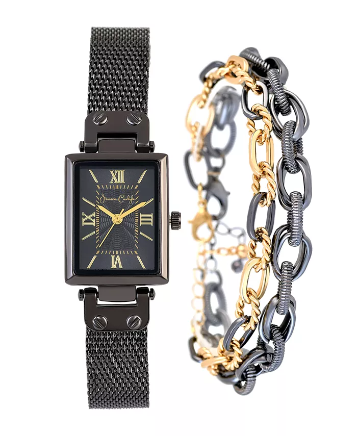 

Женские часы Gun Tone с металлическим корпусом, кварцевые, 23 мм Jessica Carlyle