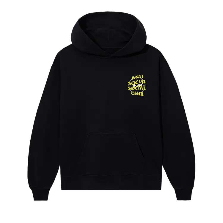 

Худи Anti Social Social Club x Fragment Design Half Tone Logo 'Black/Yellow', черный