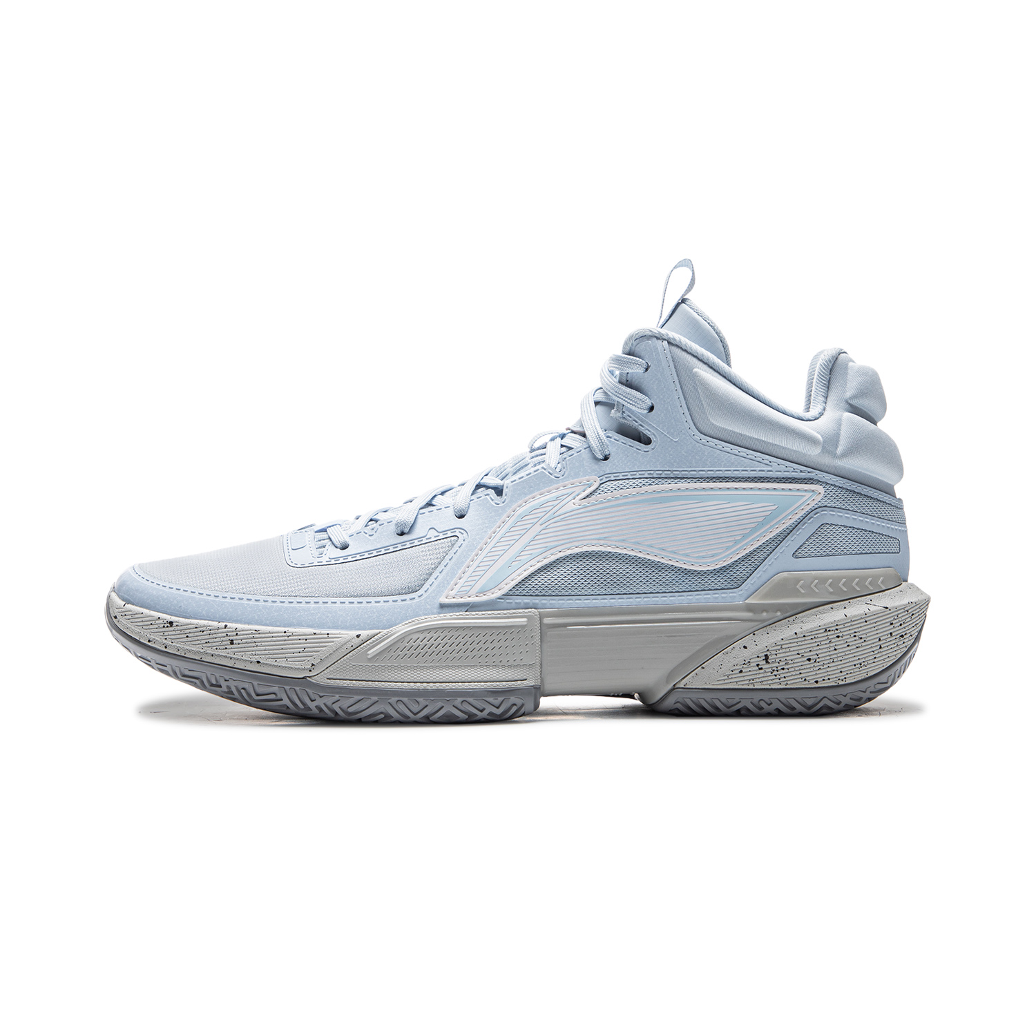 

Лёгкие баскетбольные кроссовки LiNing Lightweight 2MID с амортизацией, противоскользящей и износостойкой подошвой, мужские синие