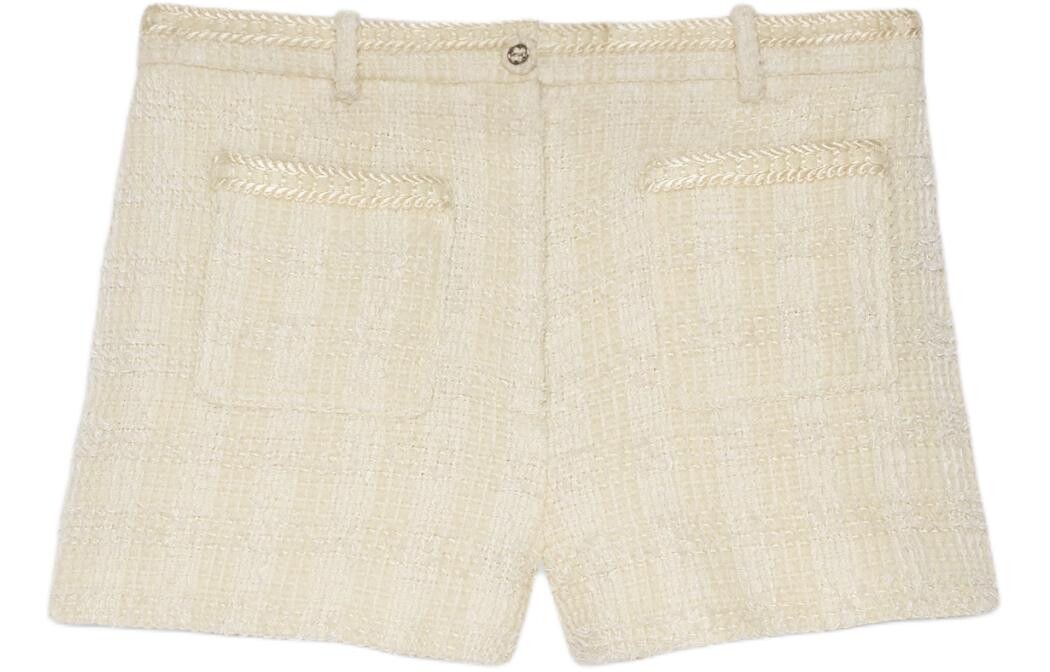 

Повседневные шорты женские цвета слоновой кости Gucci