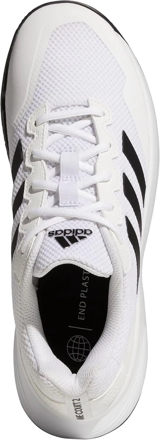 Кроссовки для тенниса adidas, мужские, цвет White/Core Black/White — фото 4