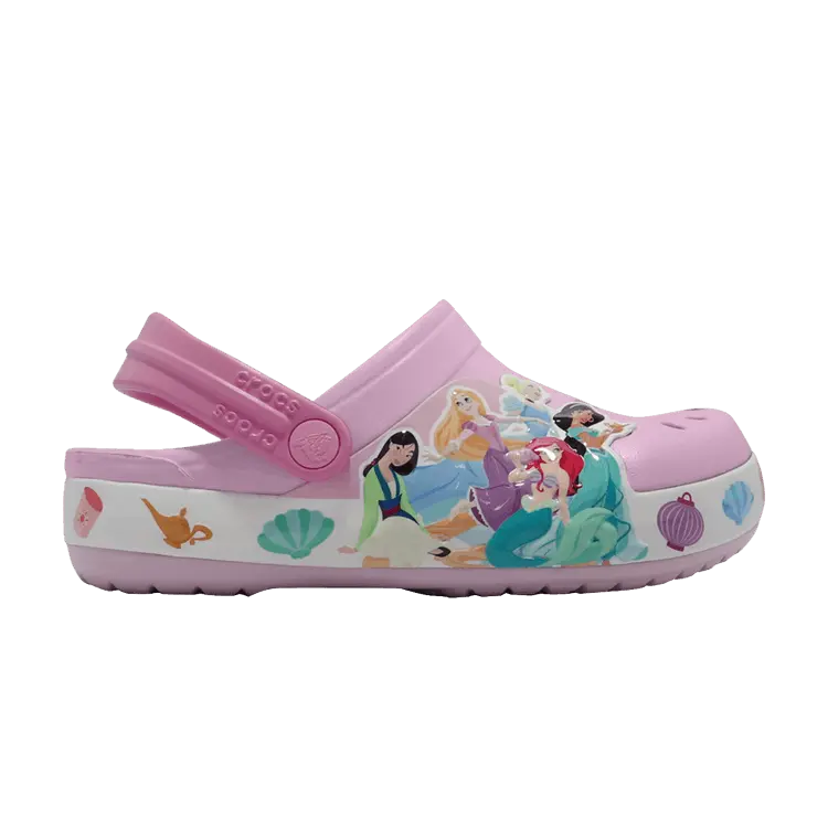 

Кроссовки Crocs Disney x Clog Kids Fun Lab - Princess Lights, розовый