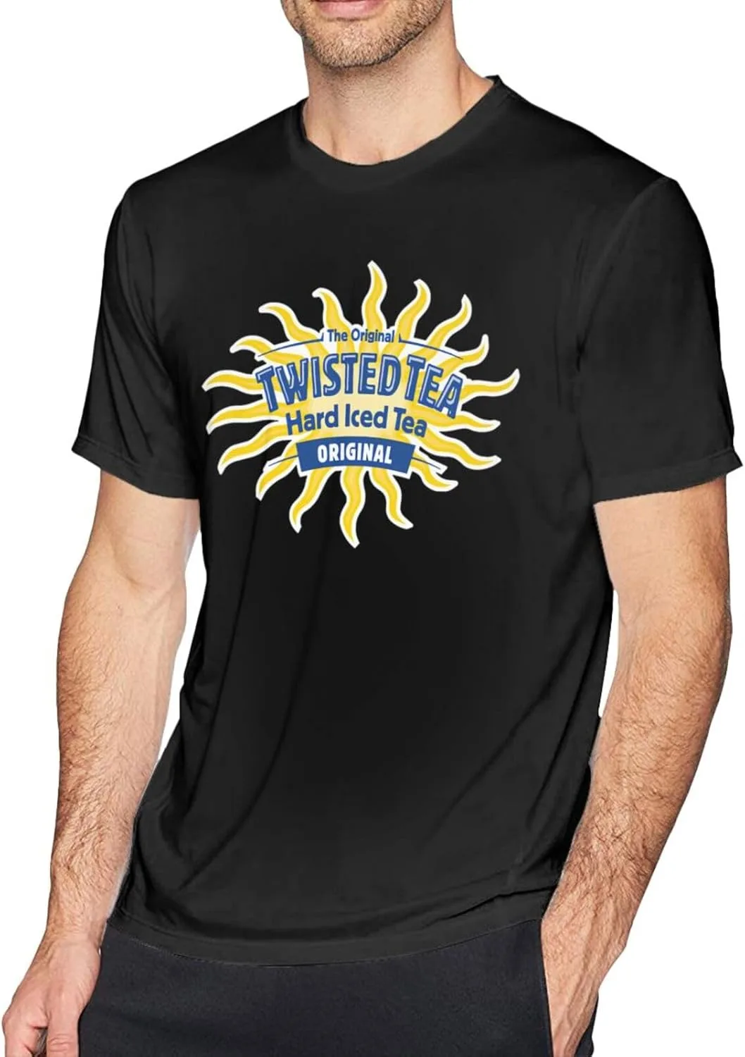 

Футболка Funny T-Shirts Casual с коротким рукавом и круглым вырезом для мужчин, черная ZHYSQY