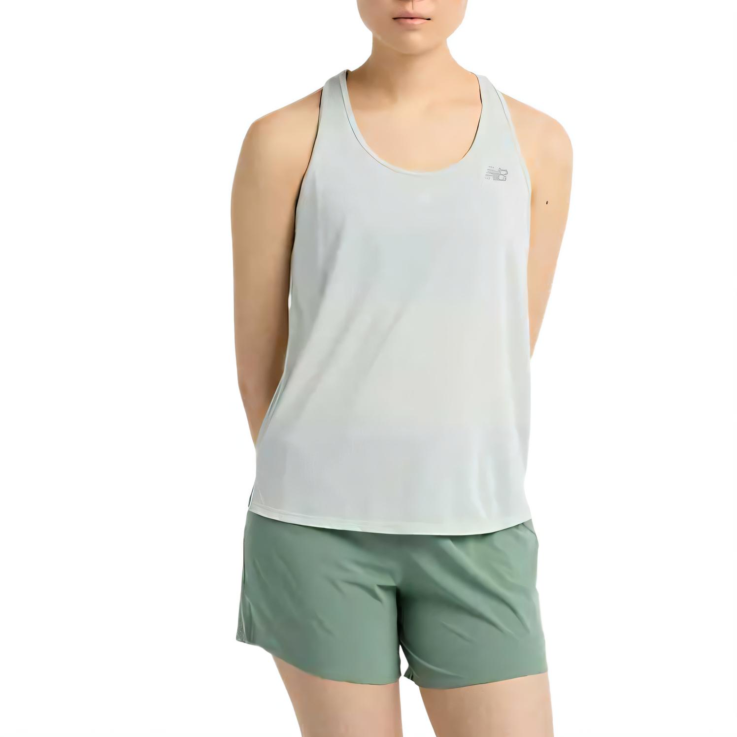 

New Balance Женская майка Athletics Tank Sport Vests Green