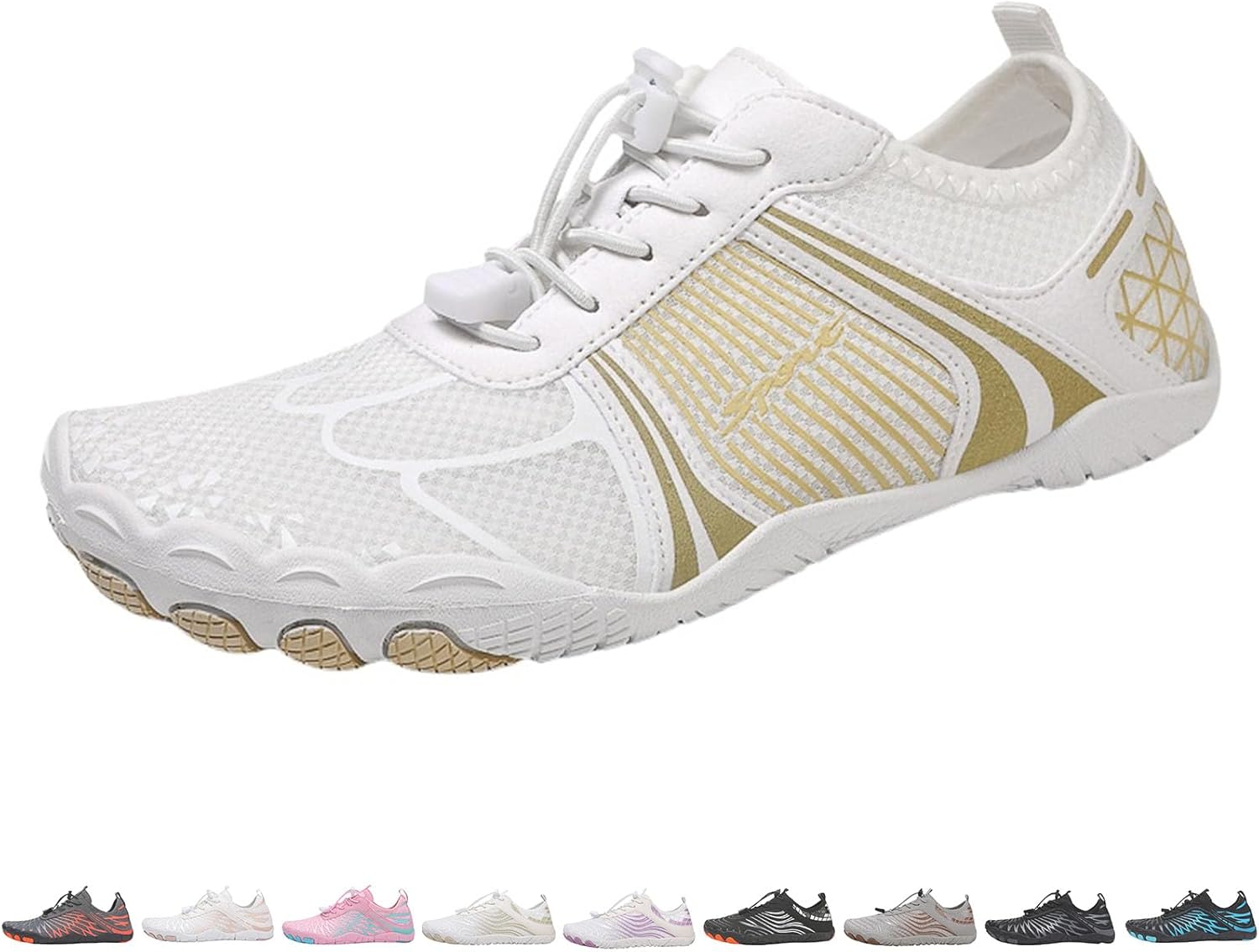 

Заземленные обувь для женщин и мужчин при невропатии, походные ботинки для женщин и мужчин, зимние ботинки с широкой носочной частью и противоскользящим покрытием Generic, белый