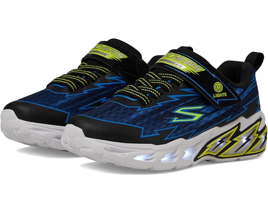 

Кроссовки SKECHERS KIDS Light Storm 2.0, цвет Black/Blue