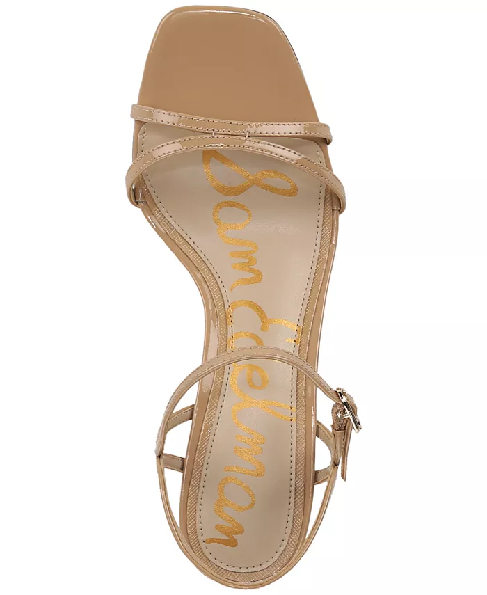 Женские сандалии Presley на тонких ремешках Sam Edelman, коричневый — фото 4