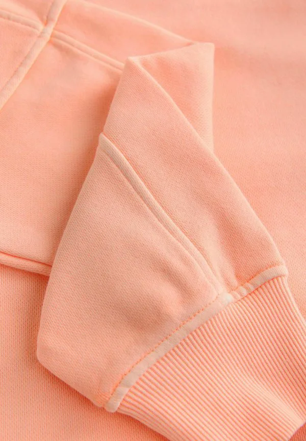 Свитшот с круглым вырезом и эффектом потертости Next, Fluro Orange — фото 3