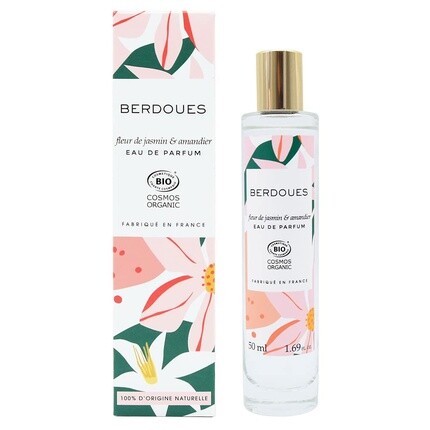 

Berdoues Fleur De Jasmin & Amandier Organic Eau De Toilette 1.7 Fl.Oz. - Delicately Floral Scent With Sweet Almond, Jasmine & Musk