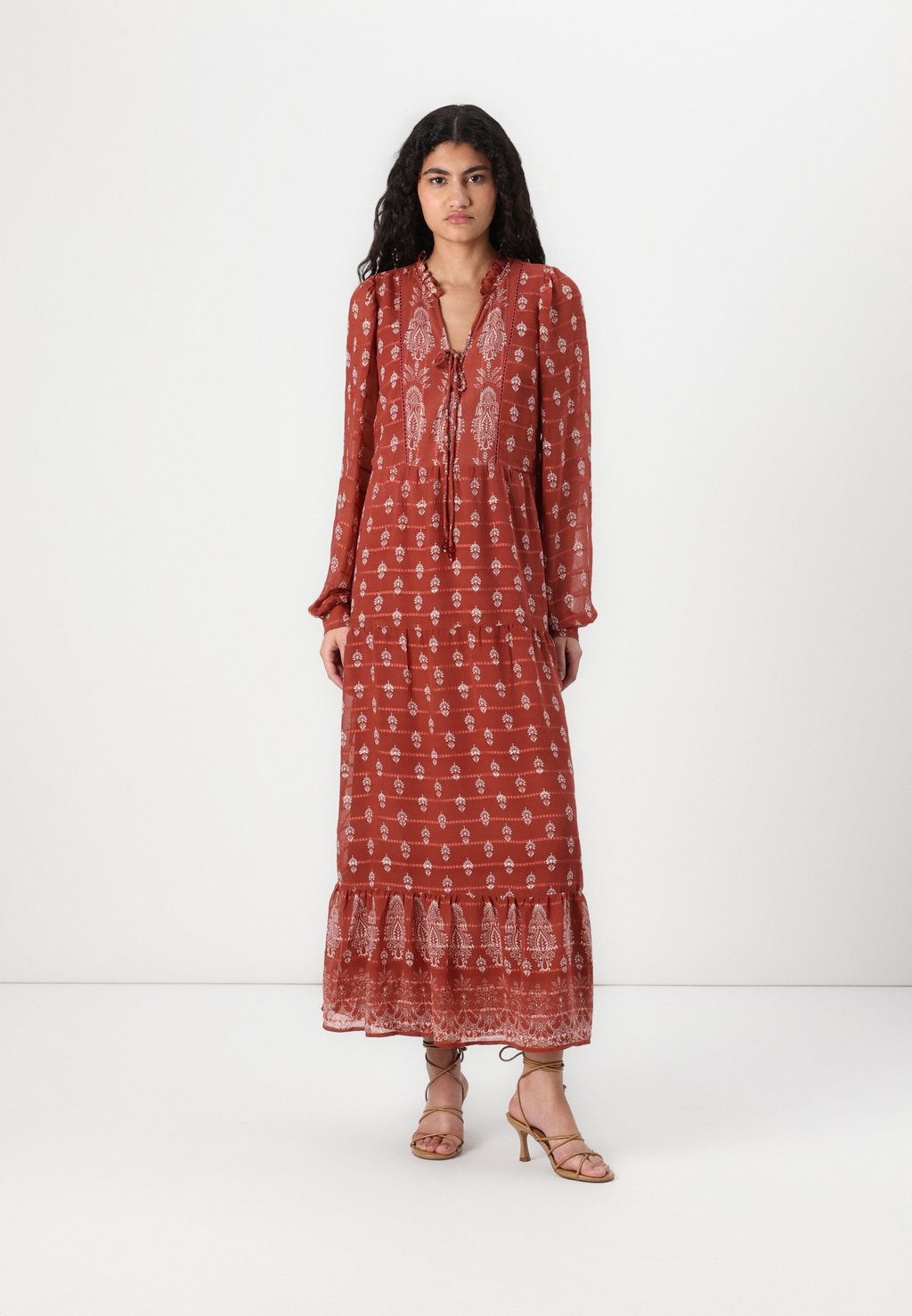 

Платье макси VMHEDI Vero Moda, бургундия