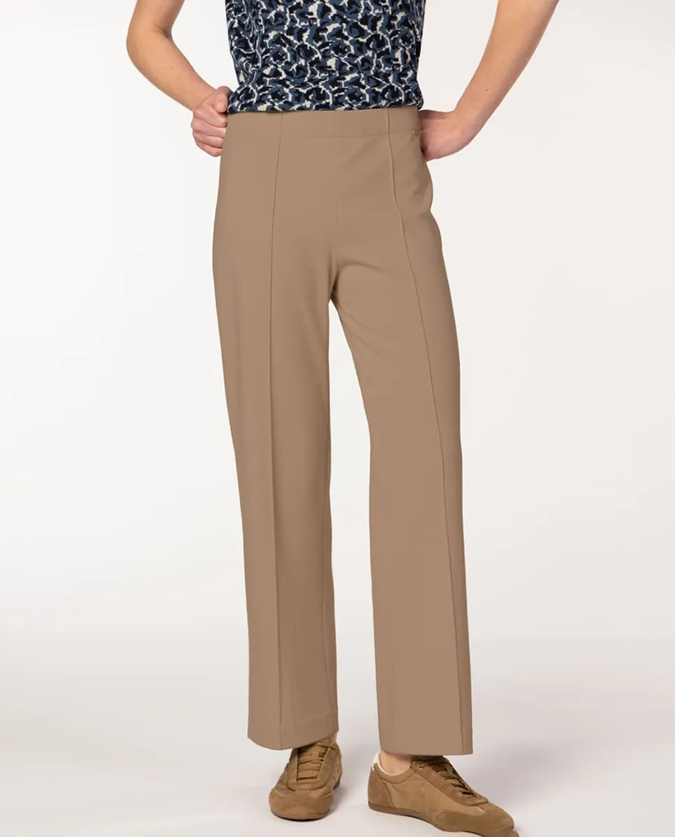 

Женские прямые брюки с выраженной стрелкой Naulover, песочный