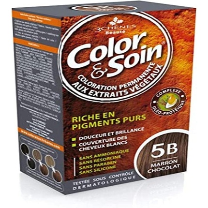 

Les 3 Chenes Color & Soin Перманентный цветной уход шоколадно-коричневый 5B Les 3 ChÊNes