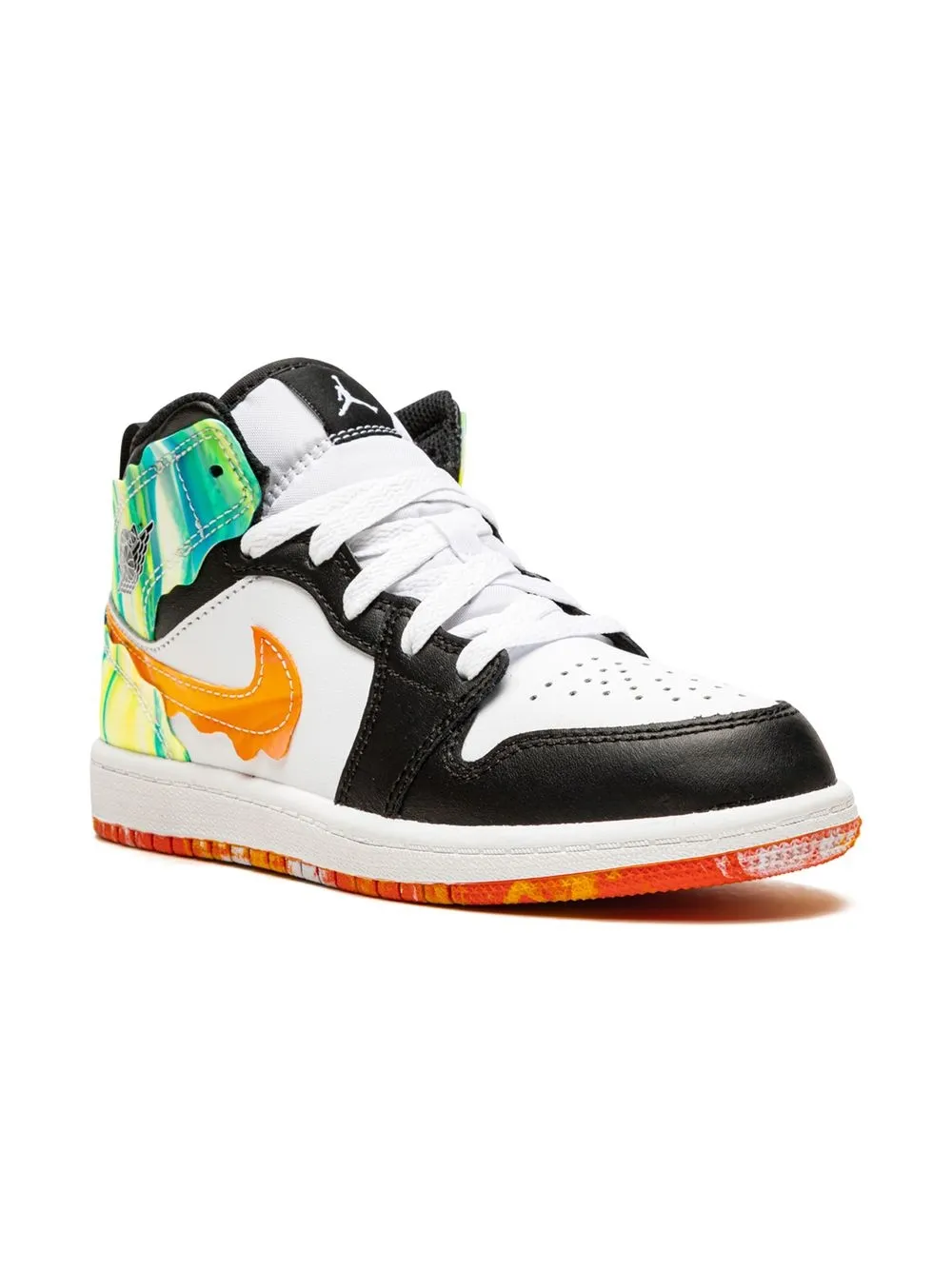 

Кроссовки Jordan 1 Mid SE Wavy Jordan Kids, белый