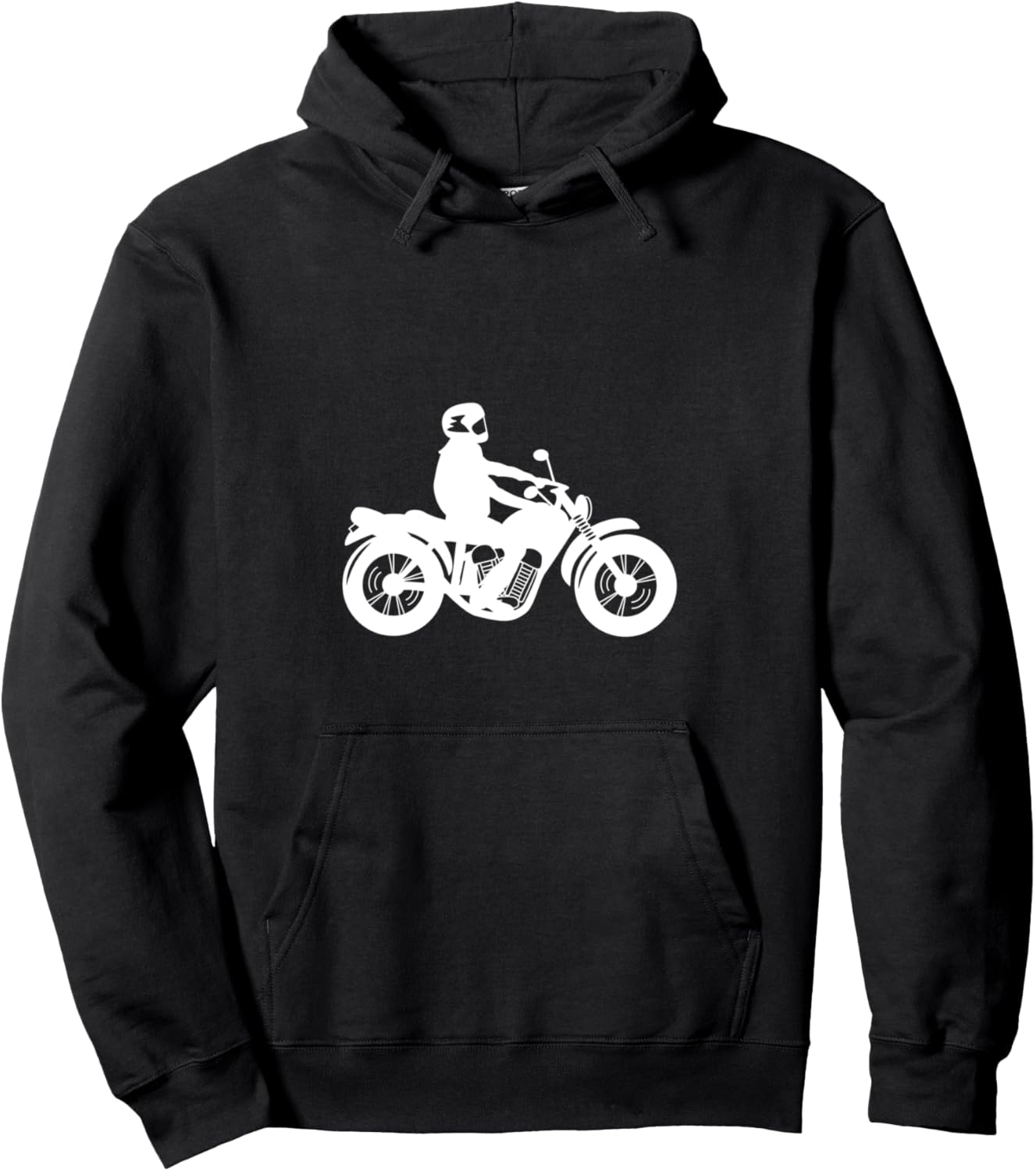 

Мотоциклетная толстовка с капюшоном Motorcycle Streetwear Design, черный
