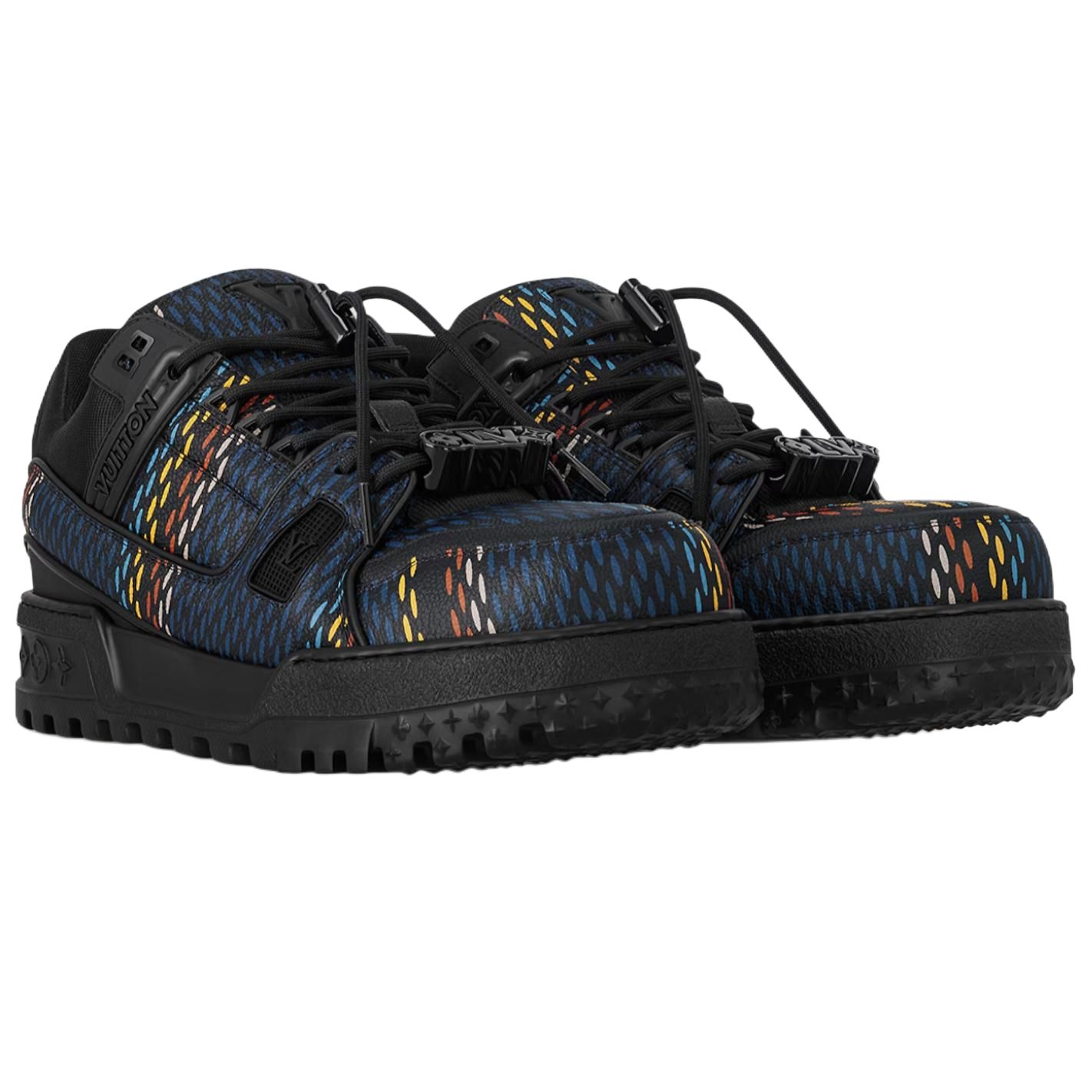 Кроссовки Low-Top для скейтбординга мужские черные LOUIS VUITTON — фото 2