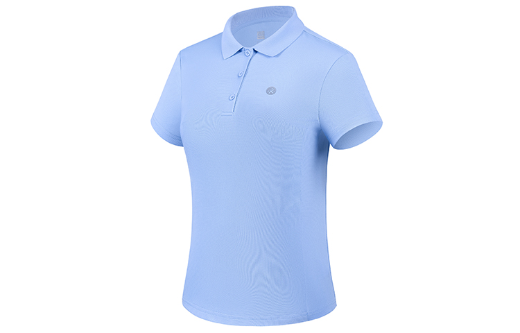 

Футболка поло женская ярко-голубая BMAI