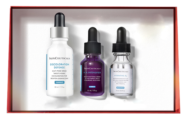 

Xiuliike набор для ухода с сияющей бутылочкой: подтягивающий, увлажняющий, питающий и восстанавливающий SKINCEUTICALS