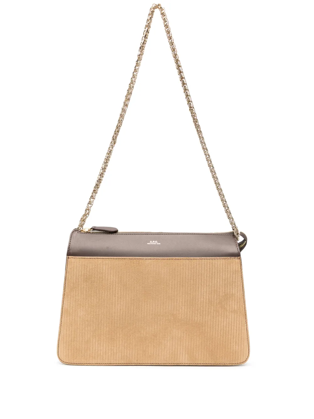 

Сумка Ella со вставками A.P.C., коричневый