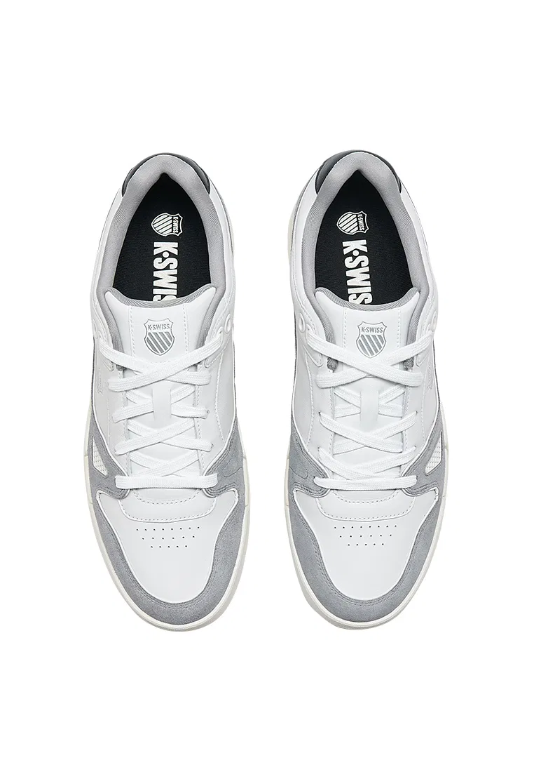 Кроссовки мужские кожаные, Grancourt K-Swiss, белый/серый — фото 3