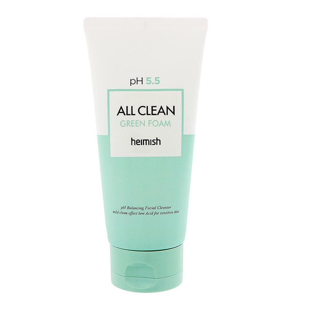 

Очищающая пенка для лица heimish all clean green foam ph 5.5 Heimish, вес 150 гр.
