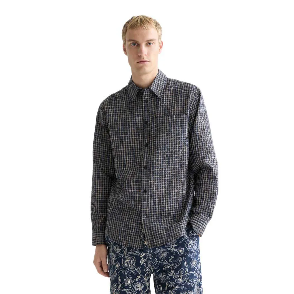 

Рубашка с длинными рукавами свободного кроя Scotch & Soda 183049, серый