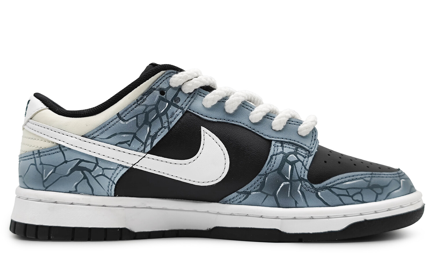 

Кроссовки Nike Dunk Skateboard Shoes Men Low-Top Black Yellow/Blue
