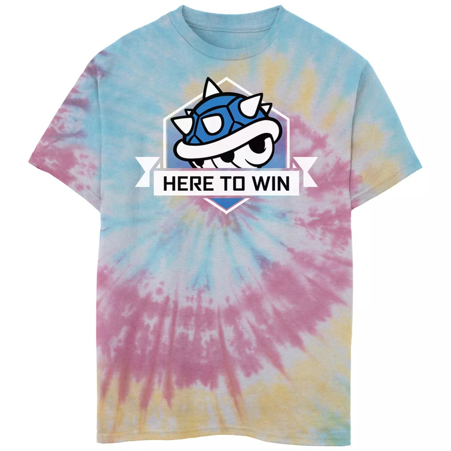 

Синяя футболка Shell Tie Dye для мальчиков 8–20 лет с надписью «Here to Win» Nintendo Mario Kart Licensed Character, Синий, Синяя футболка Shell Tie Dye для мальчиков 8–20 лет с надписью «Here to Win» Nintendo Mario Kart Licensed Character