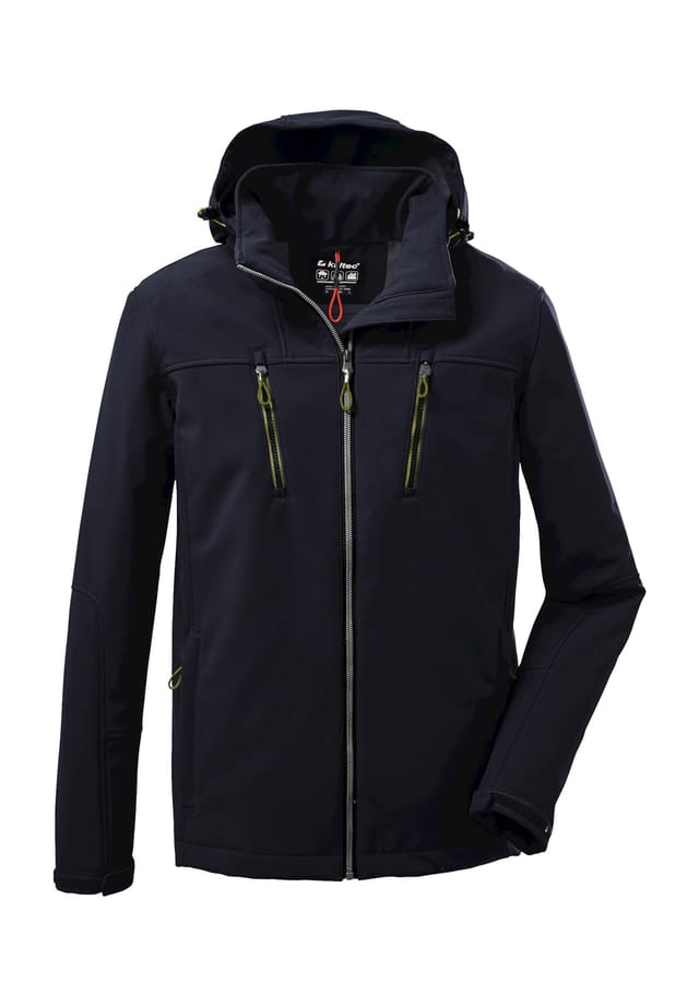 

Куртка softshell водоотталкивающая ветроотталкивающая Killtec, черный