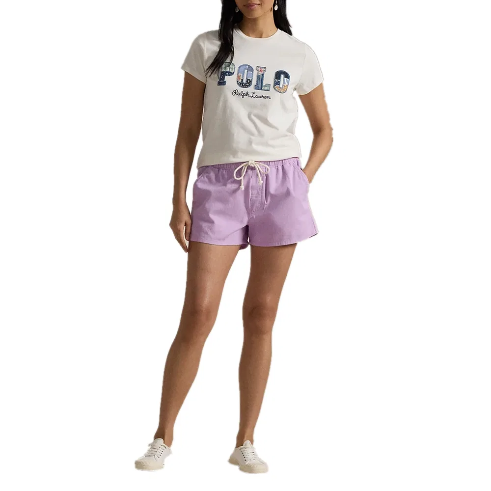 Шорты повседневные Casual Shorts Polo Ralph Lauren светло-фиолетовые — фото 4