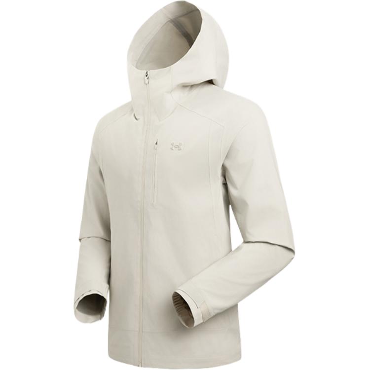 

Under Armour Ветровка мужская SS25 водонепроницаемая ветрозащитная дышащая, Coix Seeds White
