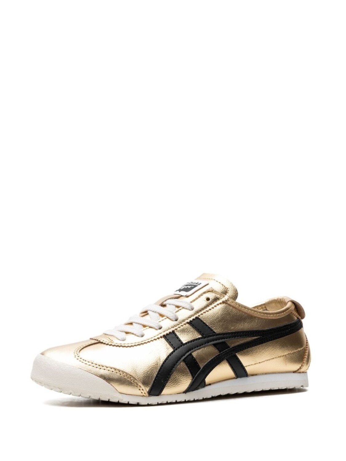 Кроссовки Mexico 66 Gold / Black Onitsuka Tiger, золотистый — фото 4
