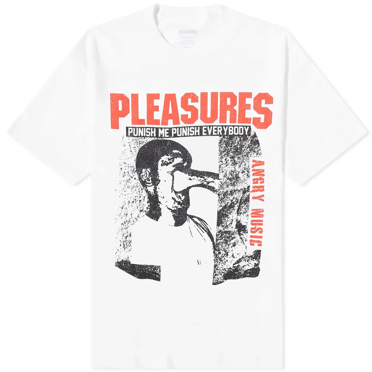 

Футболка Pleasures Punish T-Shirt, белый