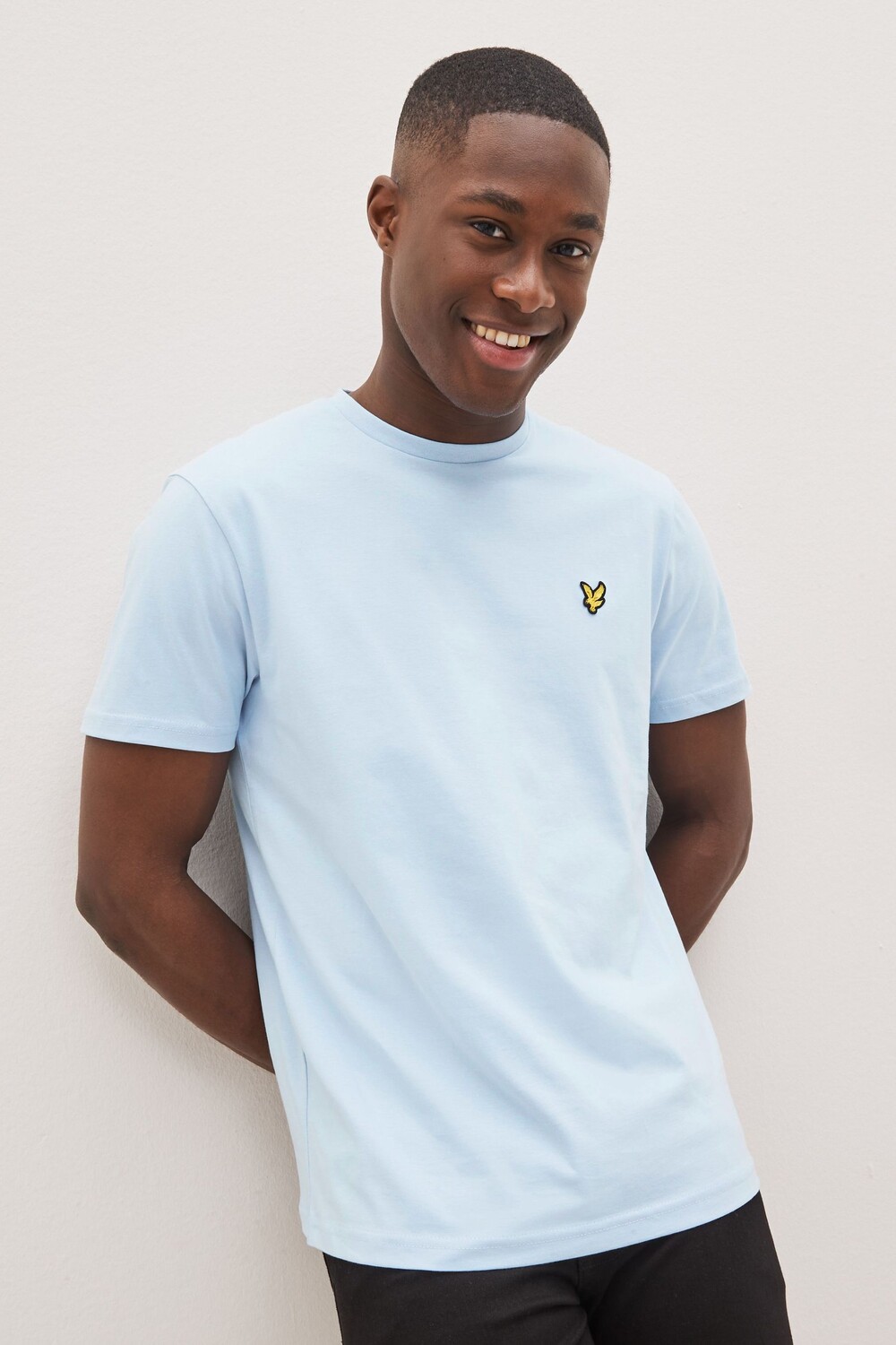 

Трикотажная футболка с круглым вырезом Lyle & Scott, синий
