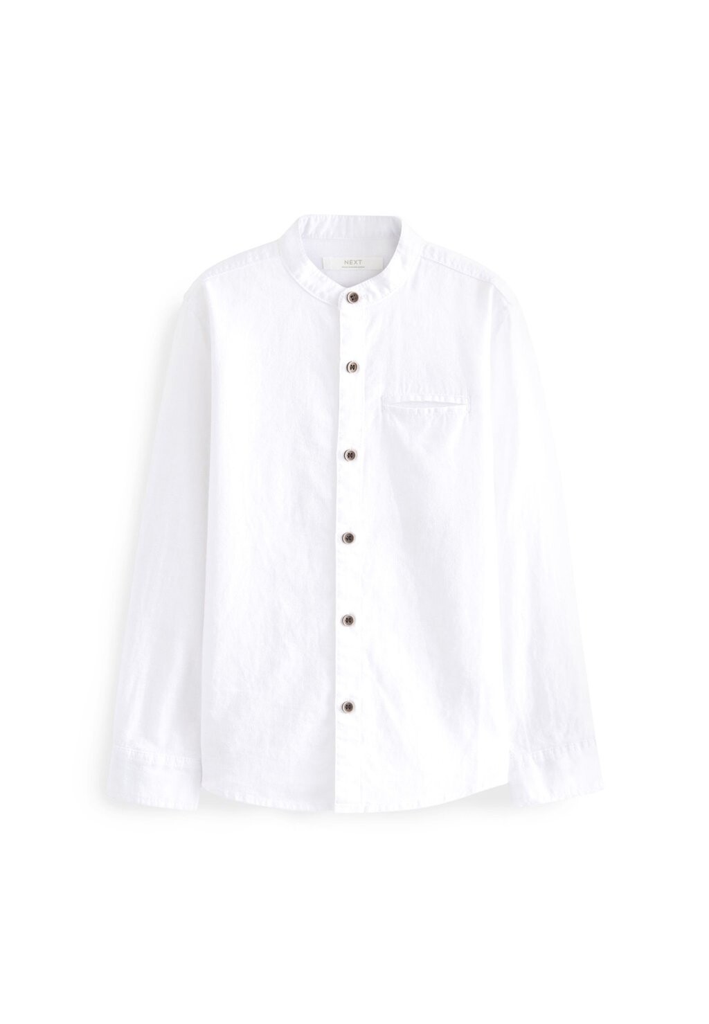 

Рубашка GRANDAD STANDARD Next, цвет white linen blend