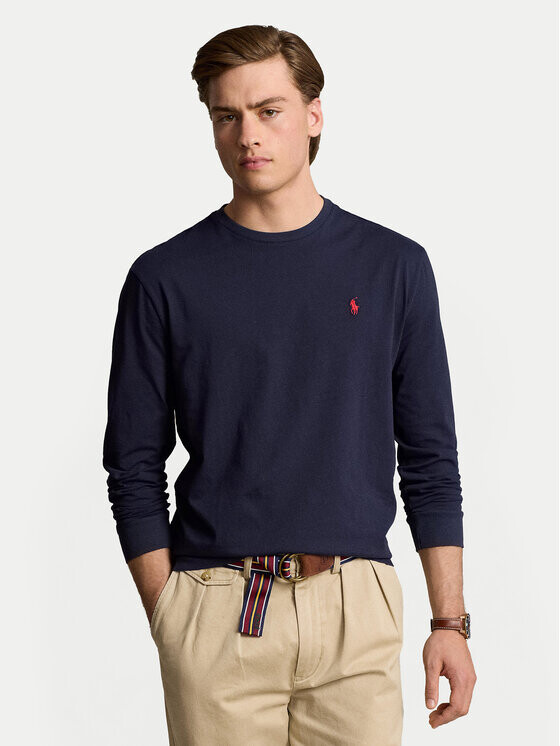 

Классический крой с длинными рукавами Polo Ralph Lauren, синий